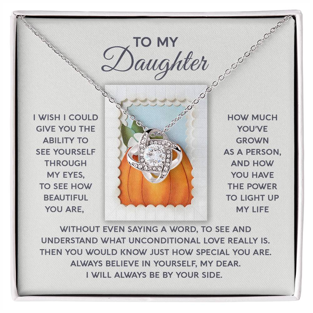 Daughter Love Knot Necklace - How Special