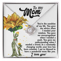 Load image into Gallery viewer, Mom Love Knot Necklace - Sunshine
