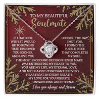 Load image into Gallery viewer, Soulmate Love Knot Necklace - Rewind Time
