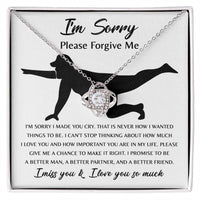 Load image into Gallery viewer, I&#39;m Sorry Love Knot Necklace - Things To Be
