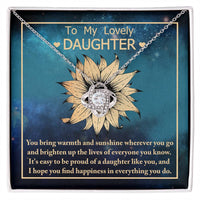 Load image into Gallery viewer, Daughter Love Knot Necklace - Be Proud
