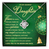 Load image into Gallery viewer, Daughter Love Knot Necklace - My Angel
