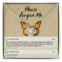 Load image into Gallery viewer, I&#39;m Sorry Love Knot Necklace - In Your Heart
