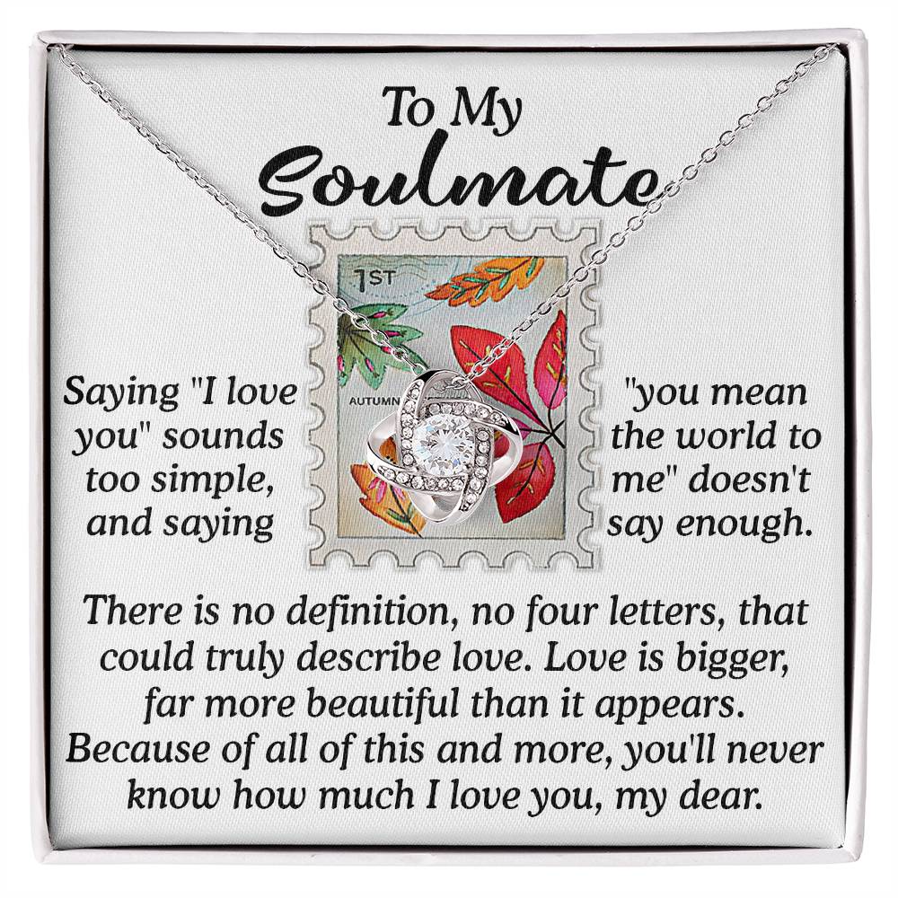 Soulmate Love Knot Necklace - Far More Beautiful