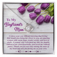 Load image into Gallery viewer, Boyfriend&#39;s Mom Love Knot Necklace - As Your Own
