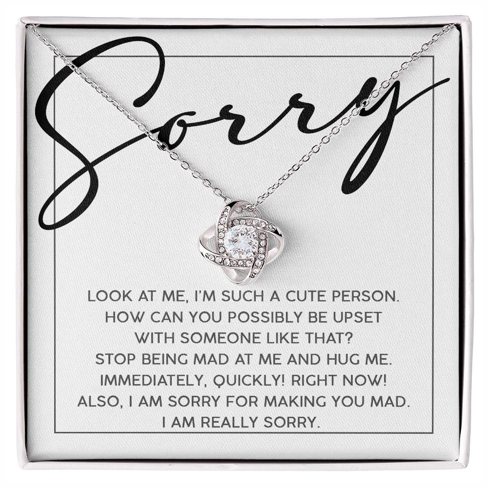 I'm Sorry Love Knot Necklace - Someone Like That