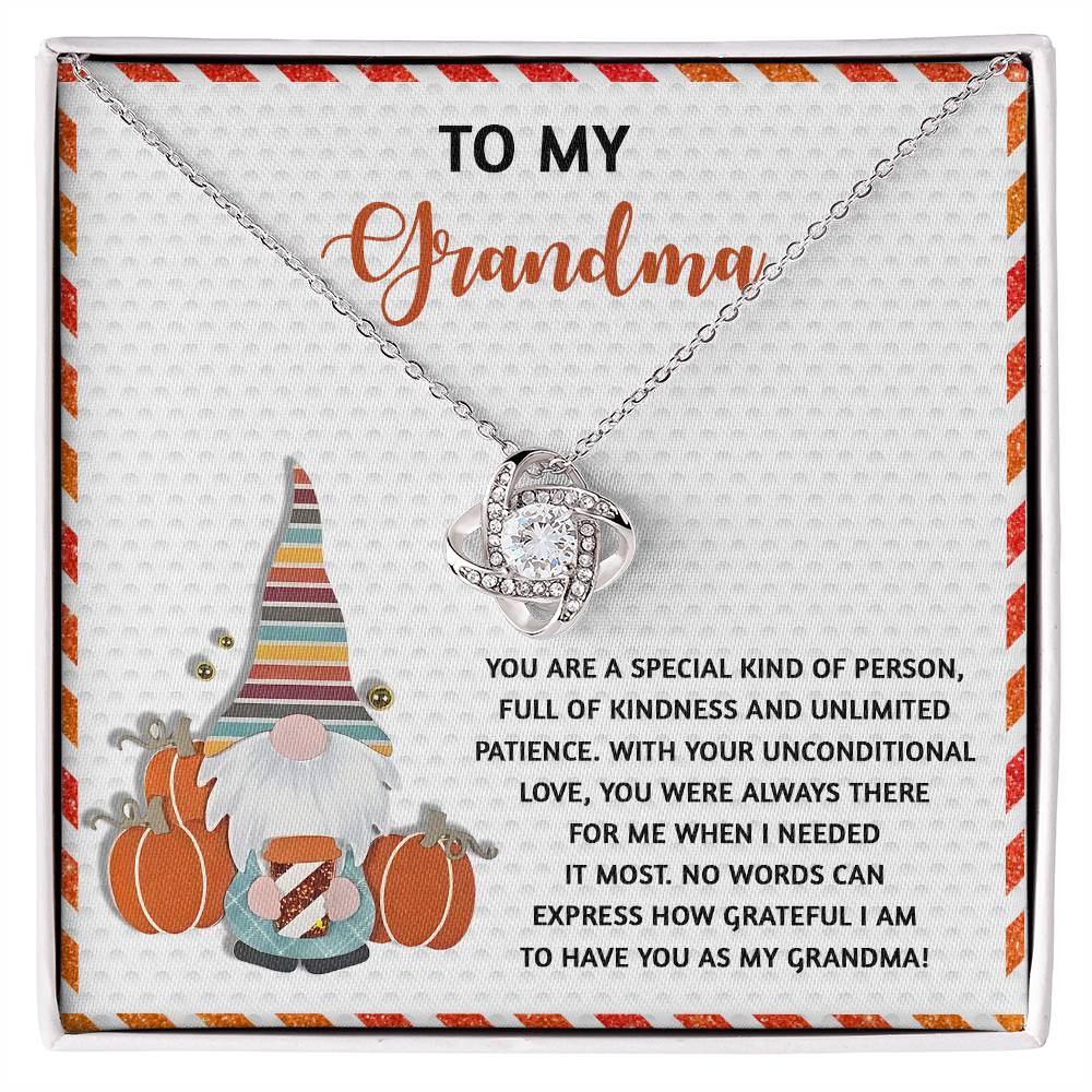 Grandma Love Knot Necklace - Needed It Most