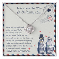 Load image into Gallery viewer, Wife Love Knot Necklace - Love And Cherish
