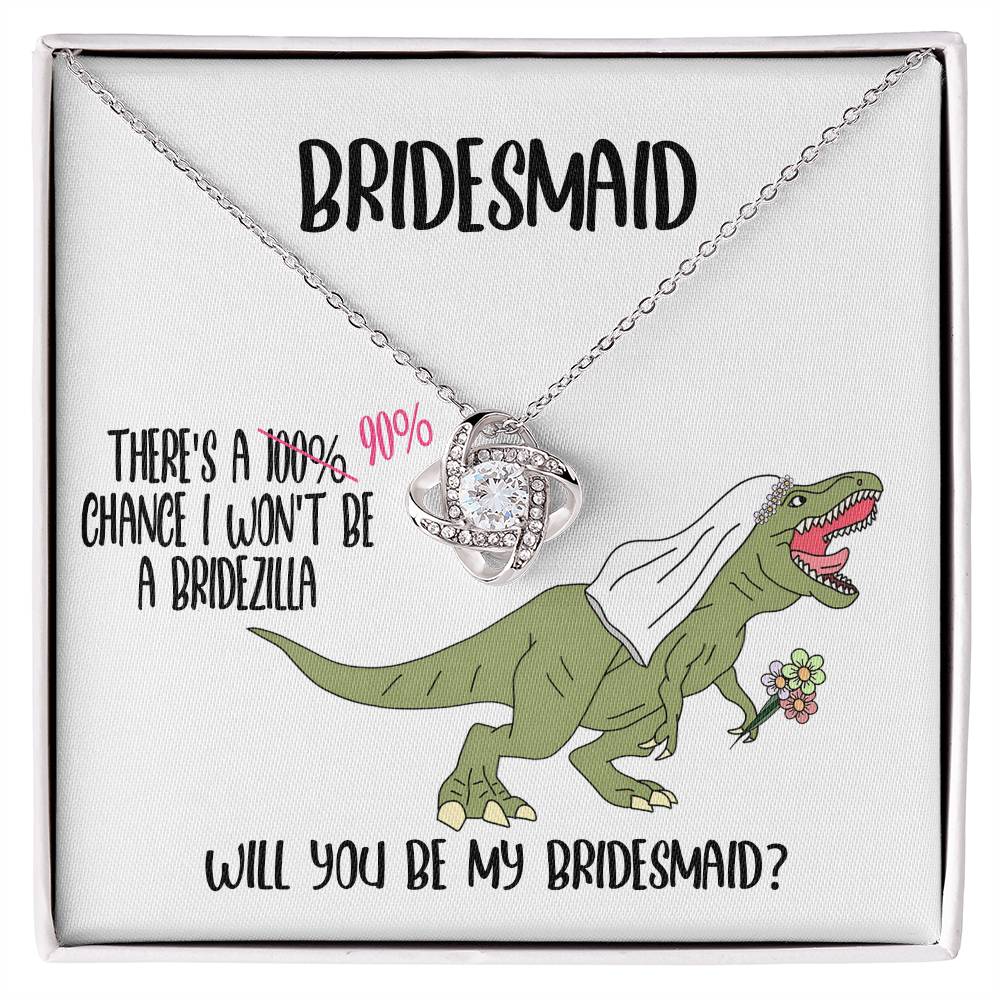 Be My Bridesmaid - Love Knot Necklace