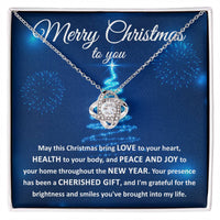 Load image into Gallery viewer, Christmas Love Knot Necklace - Your Heart
