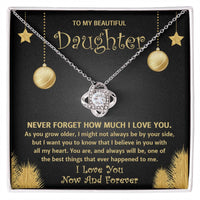 Load image into Gallery viewer, Daughter Love Knot Necklace - The Best Thing
