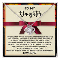 Load image into Gallery viewer, Daughter Love Knot Necklace - Further In Life
