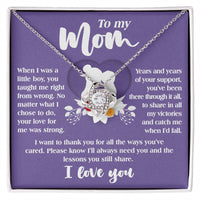 Load image into Gallery viewer, Mom Love Knot Necklace - Ways You&#39;ve Cared
