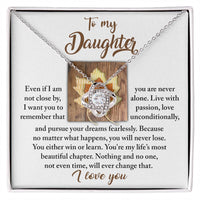 Load image into Gallery viewer, Daughter Love Knot Necklace - Live With Passion
