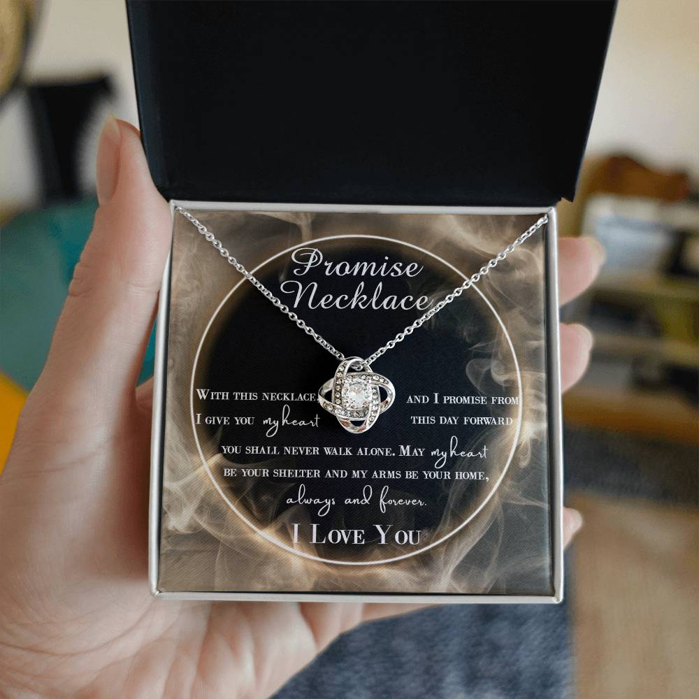 Wife Love Knot Necklace - Promise