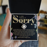 Load image into Gallery viewer, I&#39;m Sorry Love Knot Necklace - Best Of Me
