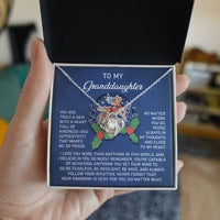 Load image into Gallery viewer, Granddaughter Love Knot Necklace - Here For You
