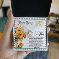 Load image into Gallery viewer, Daughter Love Knot Necklace - Smart Girl
