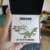 Load image into Gallery viewer, Be My Bridesmaid - Love Knot Necklace
