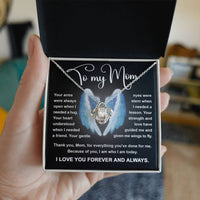 Load image into Gallery viewer, Mom Love Knot Necklace - Wings To Fly
