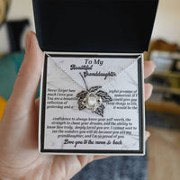 Load image into Gallery viewer, Granddaughter Love Knot Necklace - Deeply Loved
