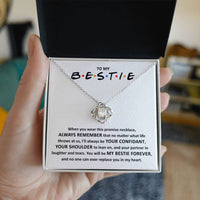 Load image into Gallery viewer, Bestie Love Knot Necklace - Promise
