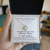 Load image into Gallery viewer, Maid of Honor Love Knot Necklace - My Life
