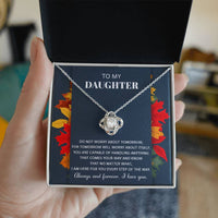 Load image into Gallery viewer, Daughter Love Knot Necklace - Comes Your Way
