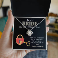 Load image into Gallery viewer, Bride Love Knot Necklace - Single Key
