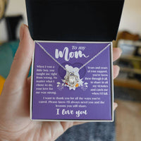 Load image into Gallery viewer, Mom Love Knot Necklace - Ways You&#39;ve Cared
