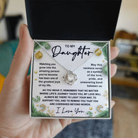 Load image into Gallery viewer, Daughter Love Knot Necklace - Symbol of Love
