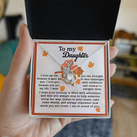 Load image into Gallery viewer, Daughter Love Knot Necklace - Gave Me You
