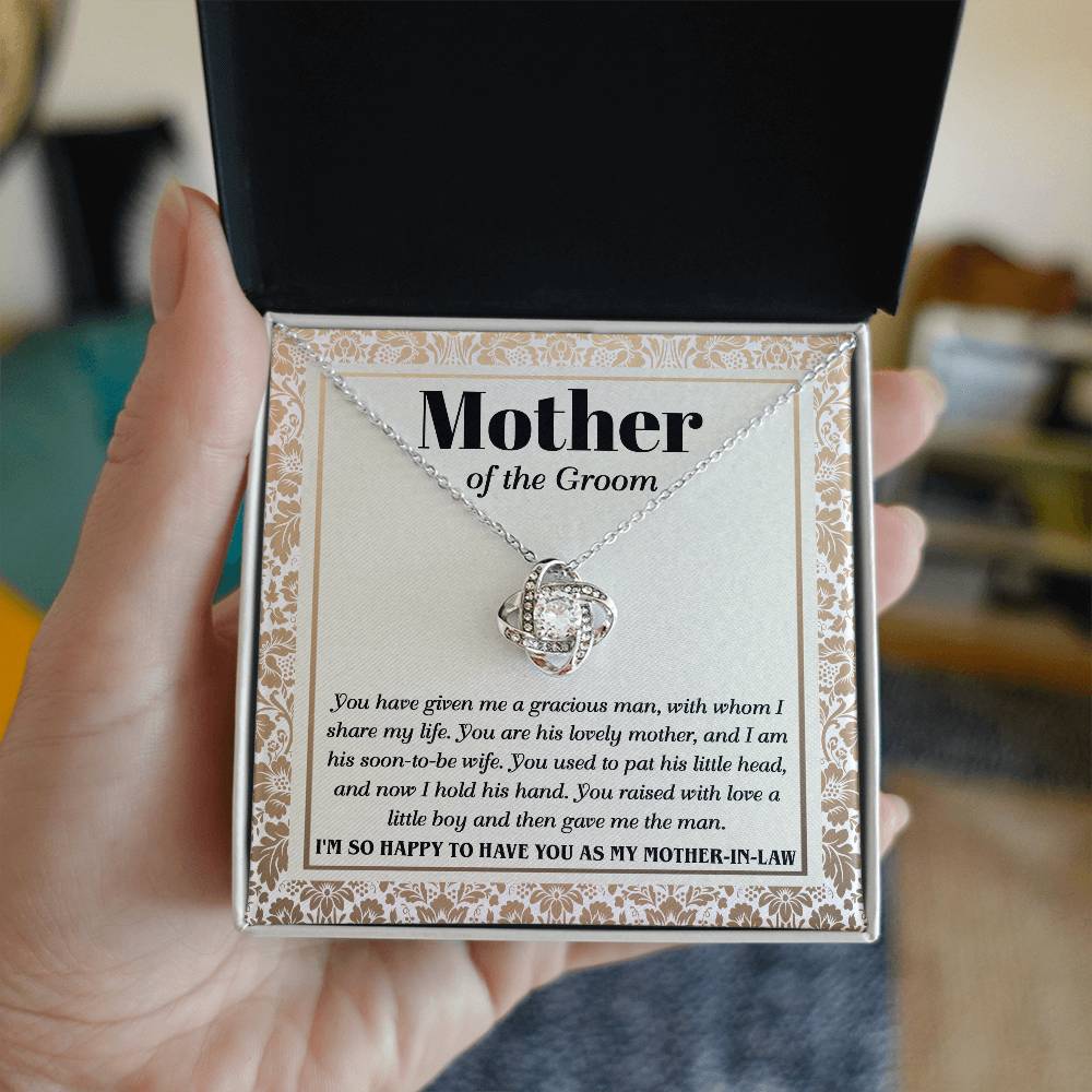 Mom of Groom Love Knot Necklace - To Have You