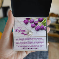 Load image into Gallery viewer, Boyfriend&#39;s Mom Love Knot Necklace - As Your Own
