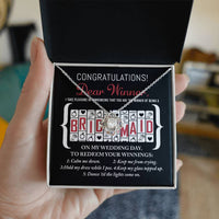 Load image into Gallery viewer, Bridesmaid Love Knot Necklace - Winner
