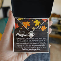 Load image into Gallery viewer, Daughter Love Knot Necklace - Job Number One
