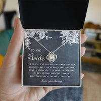 Load image into Gallery viewer, Bride Love Knot Necklace - My Best Friend
