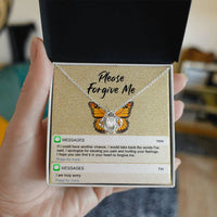 Load image into Gallery viewer, I&#39;m Sorry Love Knot Necklace - In Your Heart
