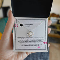 Load image into Gallery viewer, I&#39;m Sorry Love Knot Necklace - Care For You
