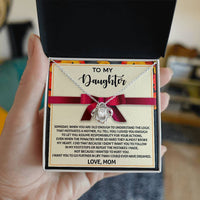 Load image into Gallery viewer, Daughter Love Knot Necklace - Further In Life
