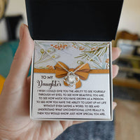 Load image into Gallery viewer, Daughter Love Knot Necklace - Saying A Word
