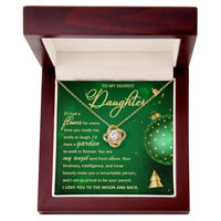 Load image into Gallery viewer, Daughter Love Knot Necklace - My Angel
