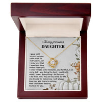 Load image into Gallery viewer, Daughter Love Knot Necklace - Did From Love
