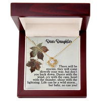 Load image into Gallery viewer, Daughter Love Knot Necklace - With The Thunder
