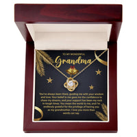 Load image into Gallery viewer, Grandma Love Knot Necklace - Mean The World
