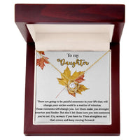 Load image into Gallery viewer, Daughter Love Knot Necklace - Make You Stronger
