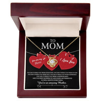 Load image into Gallery viewer, Mom Love Knot Necklace - You Did It
