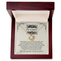 Load image into Gallery viewer, I&#39;m Sorry Love Knot Necklace - Every Chance
