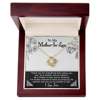 Load image into Gallery viewer, Mother in Law Love Knot Necklace - You&#39;re Amazing
