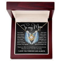 Load image into Gallery viewer, Mom Love Knot Necklace - Wings To Fly
